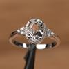 Sølvbelagte Ringer for Kvinner Rubin Smaragd Safir Smykker Bryllup Forlovelsesring Engros Størrelse 6-10