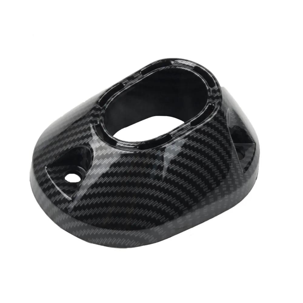 Motorcycle Muffler Tip Cover Glossy Carbon Exhaust Tip Garnish Accessories for Honda Click 160 ABS Protector Escape Moto