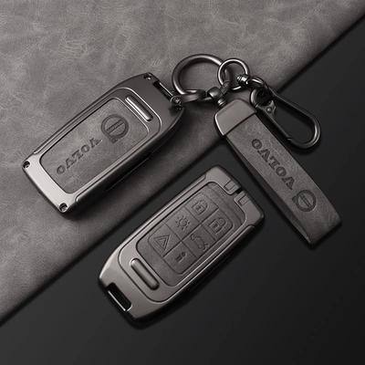 Zine Alloy Leather Car Key Case Cover Shell Holder For S60 S80 V60 XC60 XC70 S60L S80L V40 XC90 Full Protector Accessories