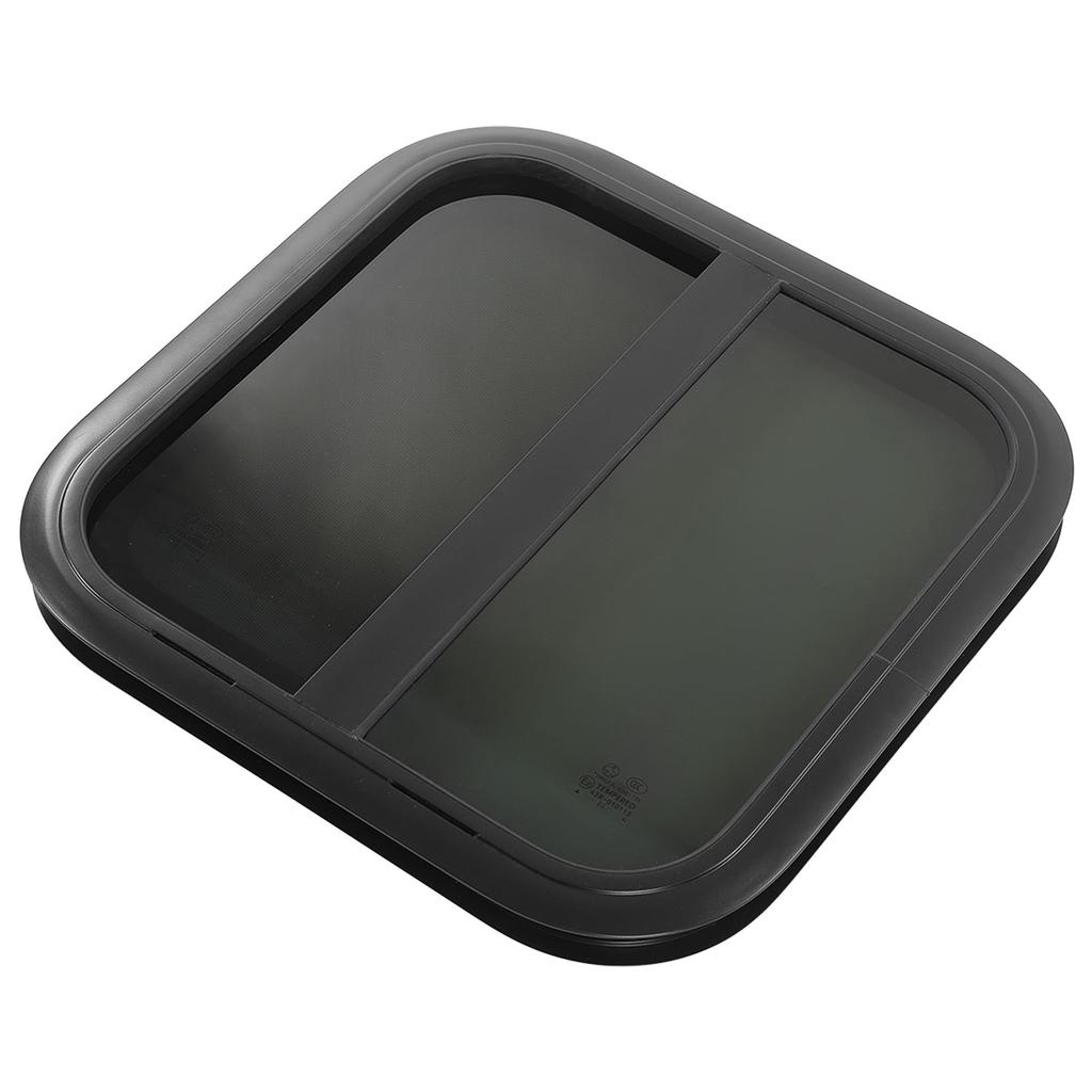 L500 H500mm RV Sliding Window Tempered Glass Anti UV Movable Insect Net Aluminum Alloy Frame for Trailer Marine Camper