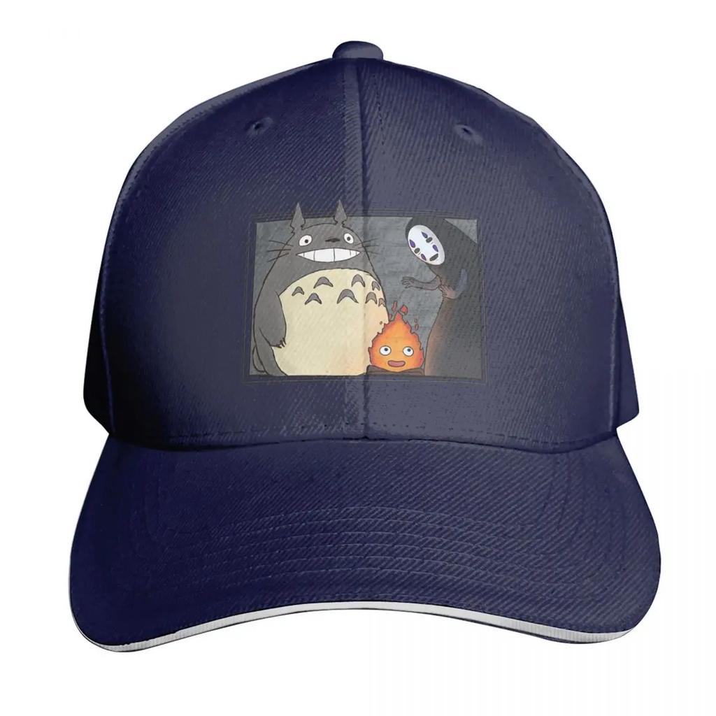 Three Ghibli Friends Cap Fashion Casual Baseball Caps Adjustable Hat Hip Hop Summer Unisex Baseball Hats Polychromatic
