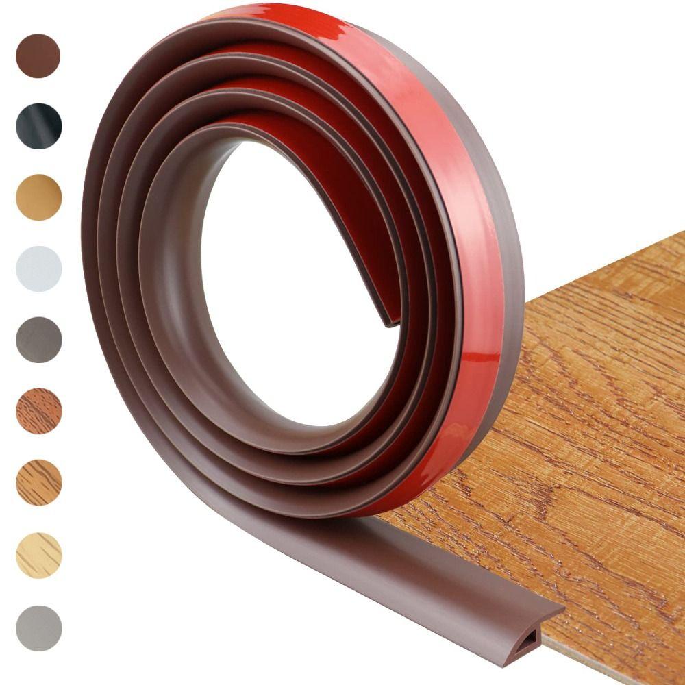 Carpet to Tile Floor Transition Strip Wear-resistant Self Adhesive Edging Trim Strip Household Cuttable Divider Strip Doorway