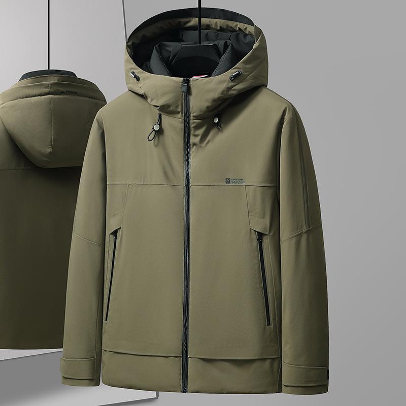 

Новая зимняя теплая куртка-пуховик с капюшоном из графена для мужчин, повседневная, модная, рабочая, стильная куртка-пуховик 4XL