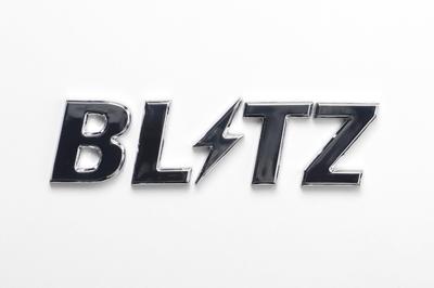 BLITZ BLITZ LOGO EMBLEM Silver Chrome 13545