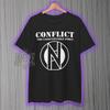 CONFLICTO - Camiseta 'Força Incontrolável', Punk, Paz, Anarco Punk, Camiseta Unissex