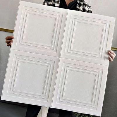 1/5/10Pcs 35*35cm Ceiling Roof Self-adhesive Warm Bedroom 3d Three-dimensional Wall Attached To The Background Wall