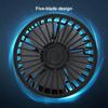 5V 12V 24V Car Fan Cooling Car Fan Dual Head Usb Car Fan 2 Speeds Adjustable Auto Cooler Air Fan Car Accessories Wind Regulation