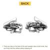 uxcell Vintage Sweater Clips Set of 2, Cape Cloak Clasp, Retro Cardigan Clips, Shawl Collar Clasp, Brooch Clips for Women (Silver)