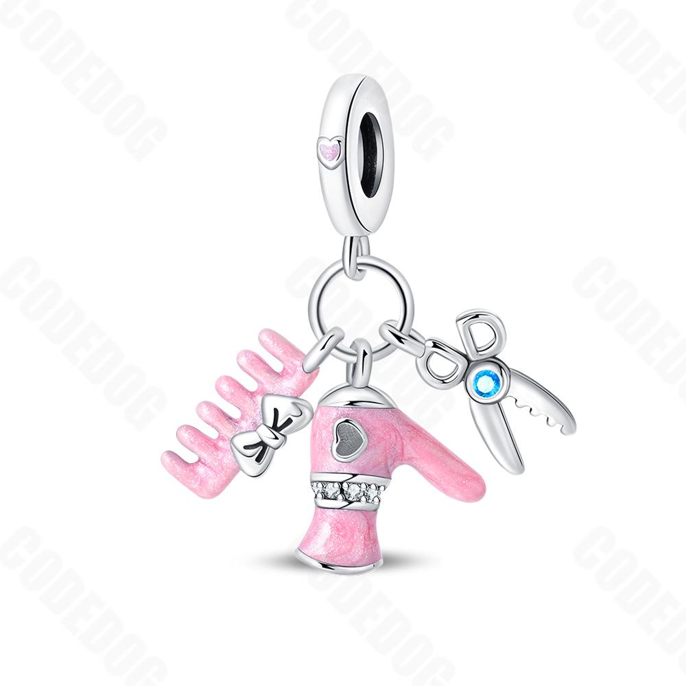 2025 New Fashion Pendants & Mini Charms Fit for Pan Original Sewing Designer Charm Bracelet Accessories Silver Plating Jewellery