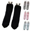 Plush Socks with Rabbit Ears Women Winter Warm Fluffy Socks Thick Soft Cute Floor Socks for Home Bedroom Living Room Sleep