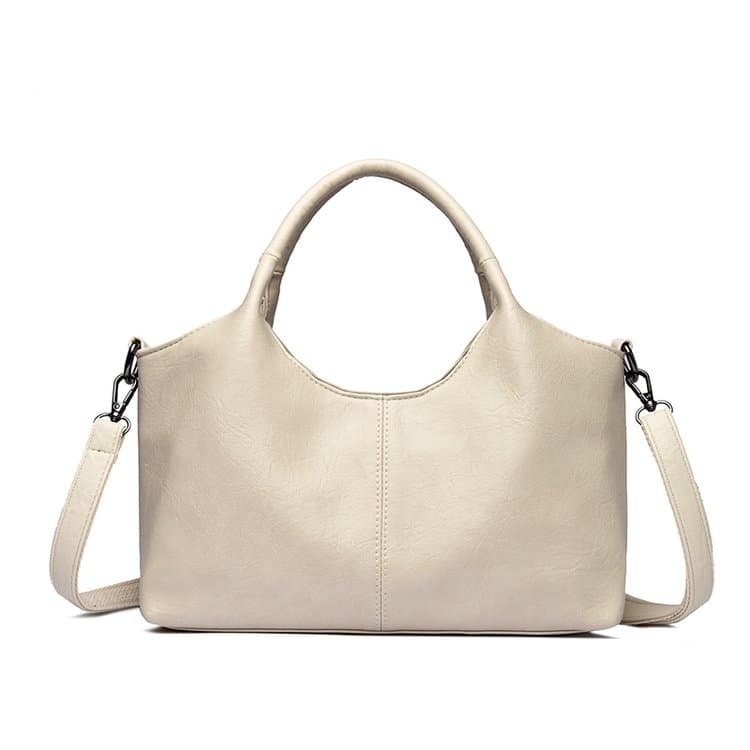 Soft Leather Retro Bag Women's Portable Tote Bag