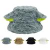 Winter Douyin Same Lamb Ear Bucket Hat Cute Lamb Plush Basin Hat Adult Cartoon Thermal Hat