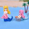 Shell Mermaid Micro Landscape Shell Mermaid Micro Landscape Diy Bonsai Fish Tank Small Ornaments Pvc Aquascape Home Garden Decor