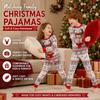 Xmas Deer Christmas Pyjamas Set Long Sleeve Top+Pants Soft Adult Kids Loungewear  Sleepwear