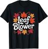 Spooktacular Fall Leaf Blower Sucking Leaf Blowers Cozy T-Shirt Unisex T-Shirt