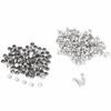 100pcs Silver & Gold Crystal Rivets Metal Material Double Cap Rivets  DIY Leather Craft