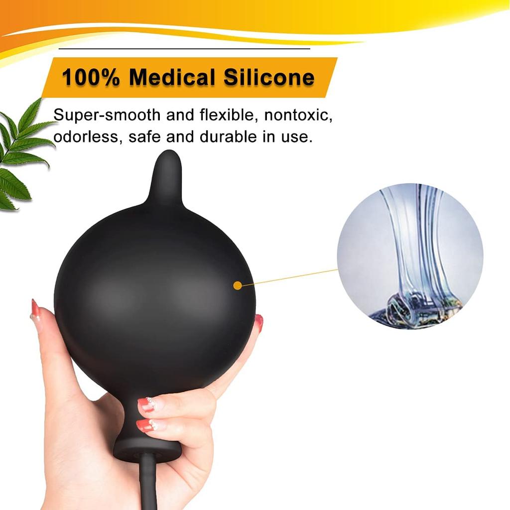 Analplug Sexspielzeug Erweiterbare Analplugs Vestibular aufblasbarer Analdilatator Masturbator Sexspielzeug für männliche und weibliche Amalplugs