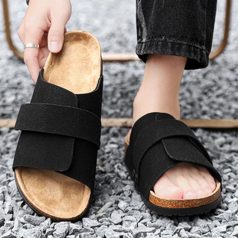 Fashion Men Shoes Outdoors Luxury Sandals for Men Breathable Thick Bottom Unisex Soft Non-slip Women Sandals Summer 2024 Beach Shoes
