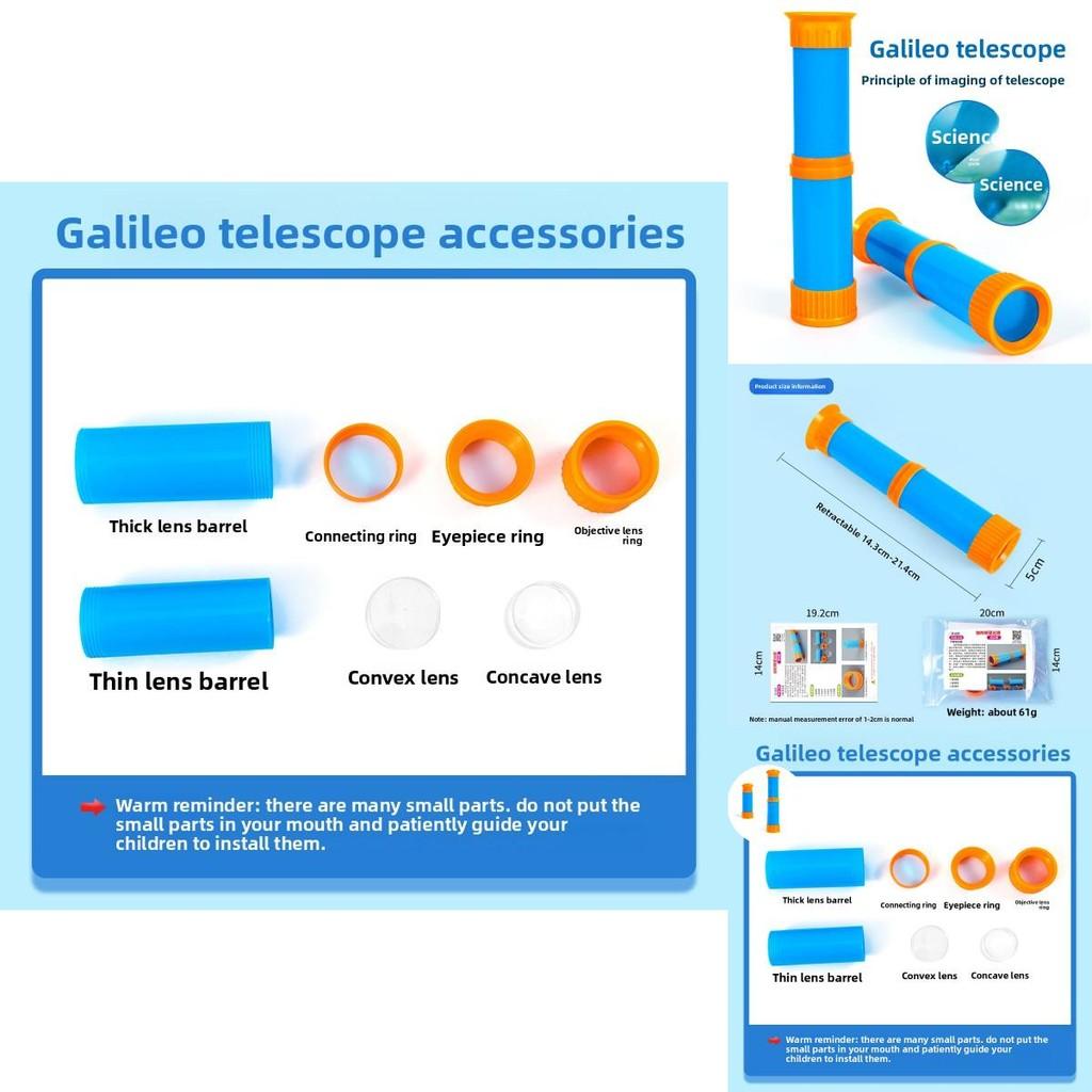 Scientific Experiment Diy Telescope Kit For Kids Educational Physics Toys
