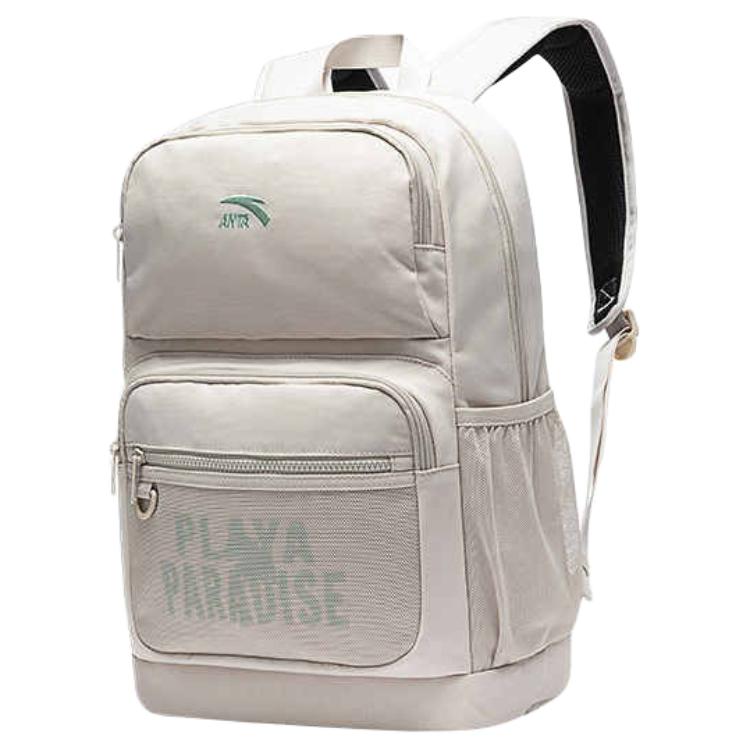 New Anta Nylon Backpack Unisex Light Smoke Gray 192528152-3
