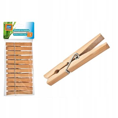 Bamboo Clothespins 12 Pcs