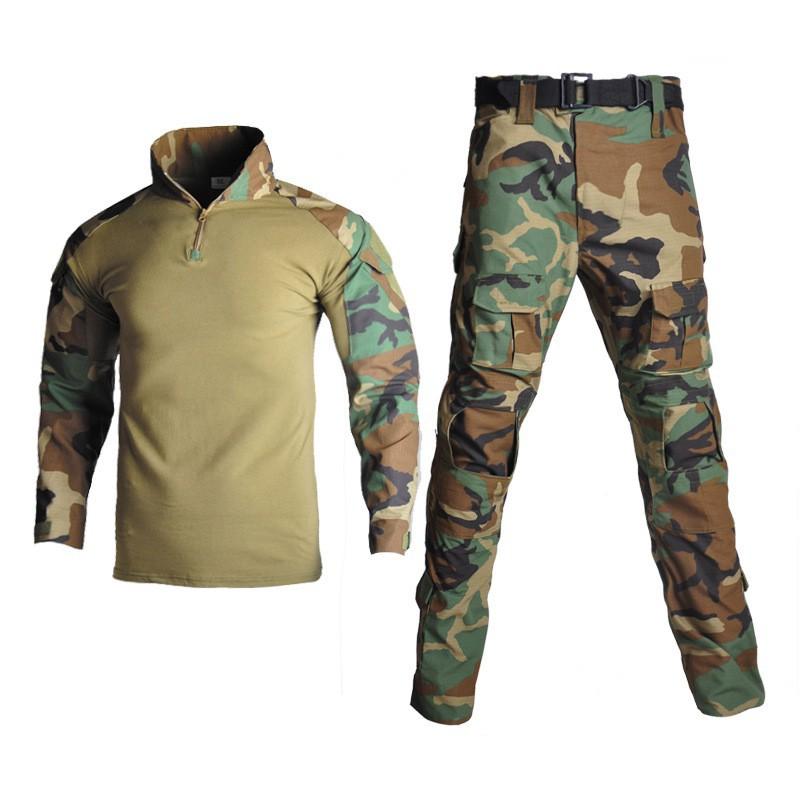 Hanye Frog Suit Combat Training Long-sleeved Camouflage Men Women s Without Protective Gear 5XL-44