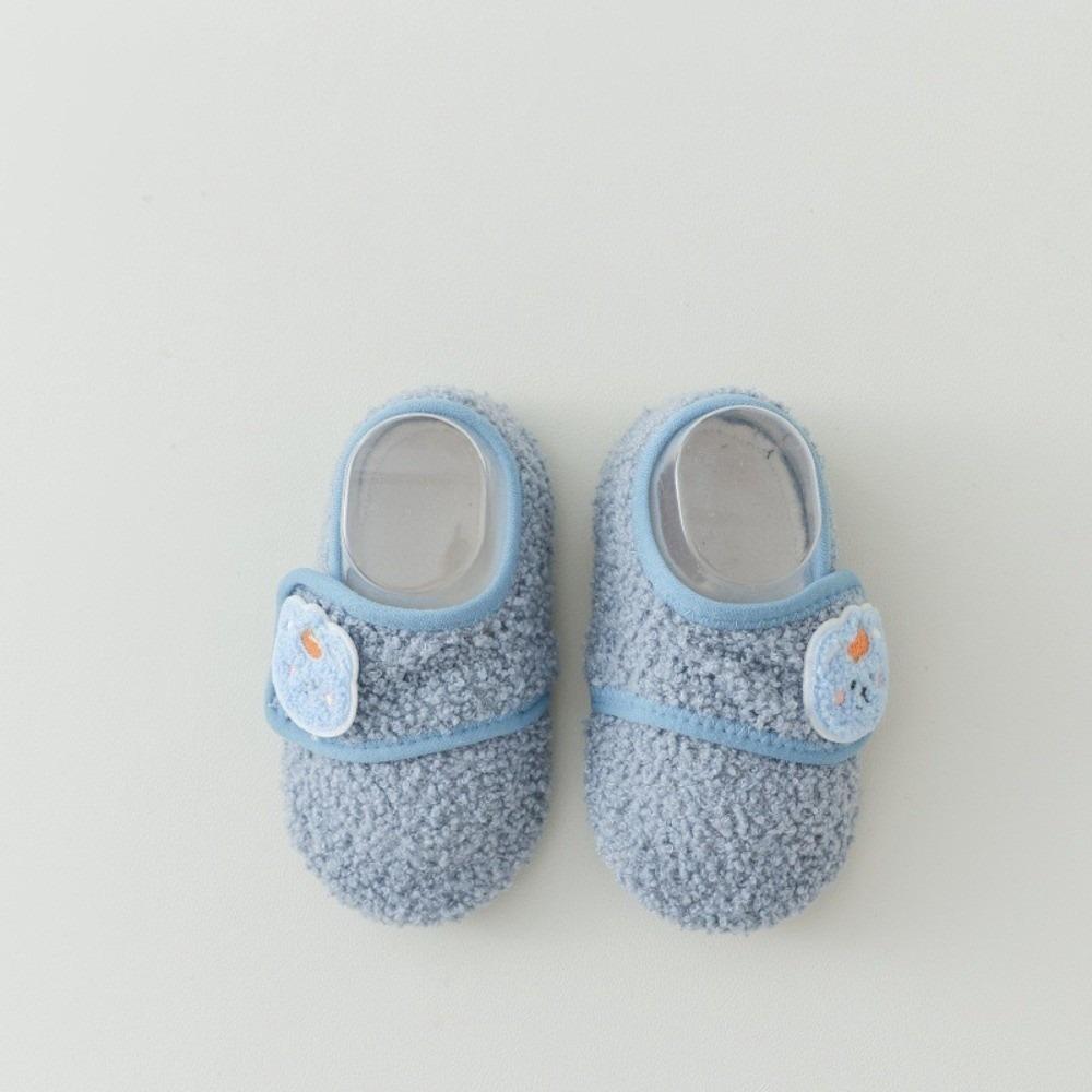 Plush Anti-slip Soft Sole Socks Winter Warm Children Cotton Slippers New Toddler Socks Boys Girls