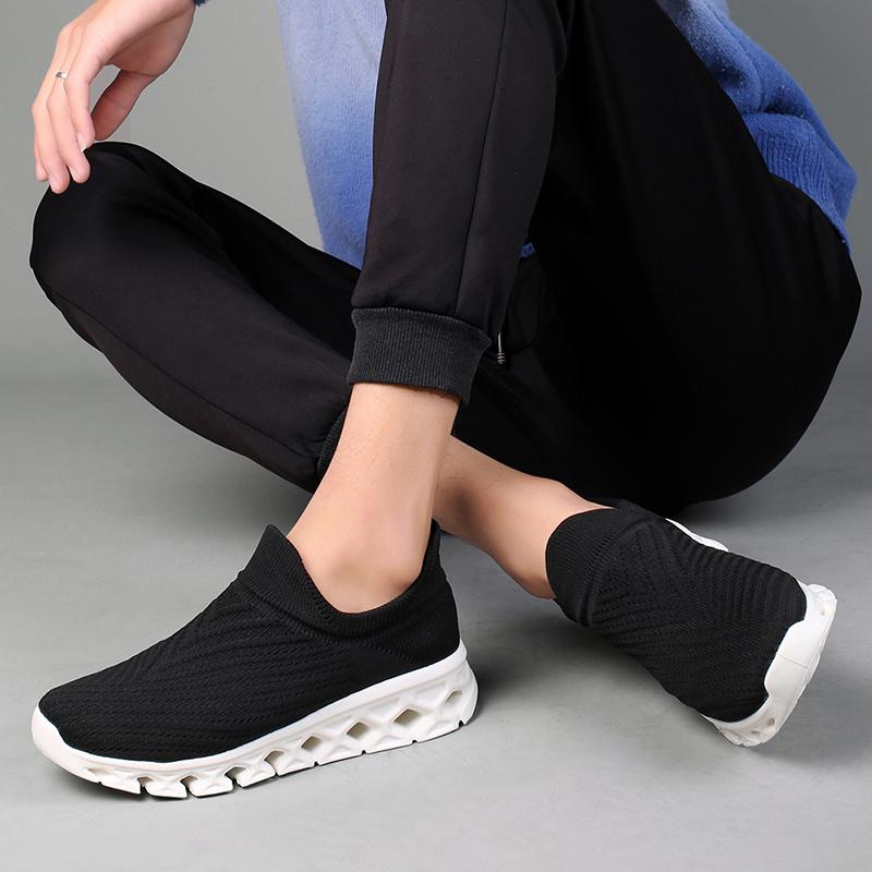 Мужская модная дышащая легкая уличная обувь для спорта и отдыха большого размера — фото 7