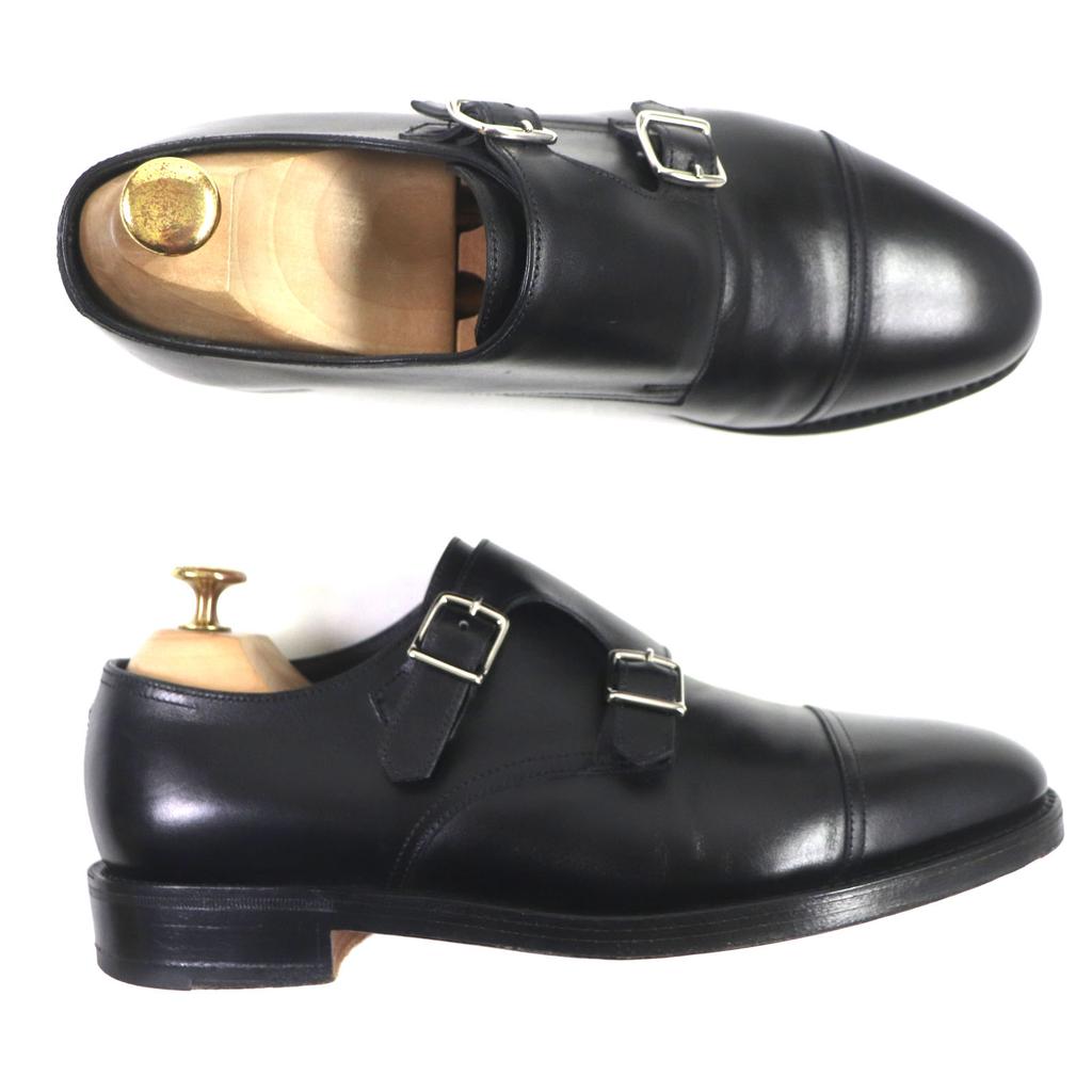 Tolle John Lobb Lederschuhe WILLIAM schwarzes Leder Herren 6 9795 Gebraucht