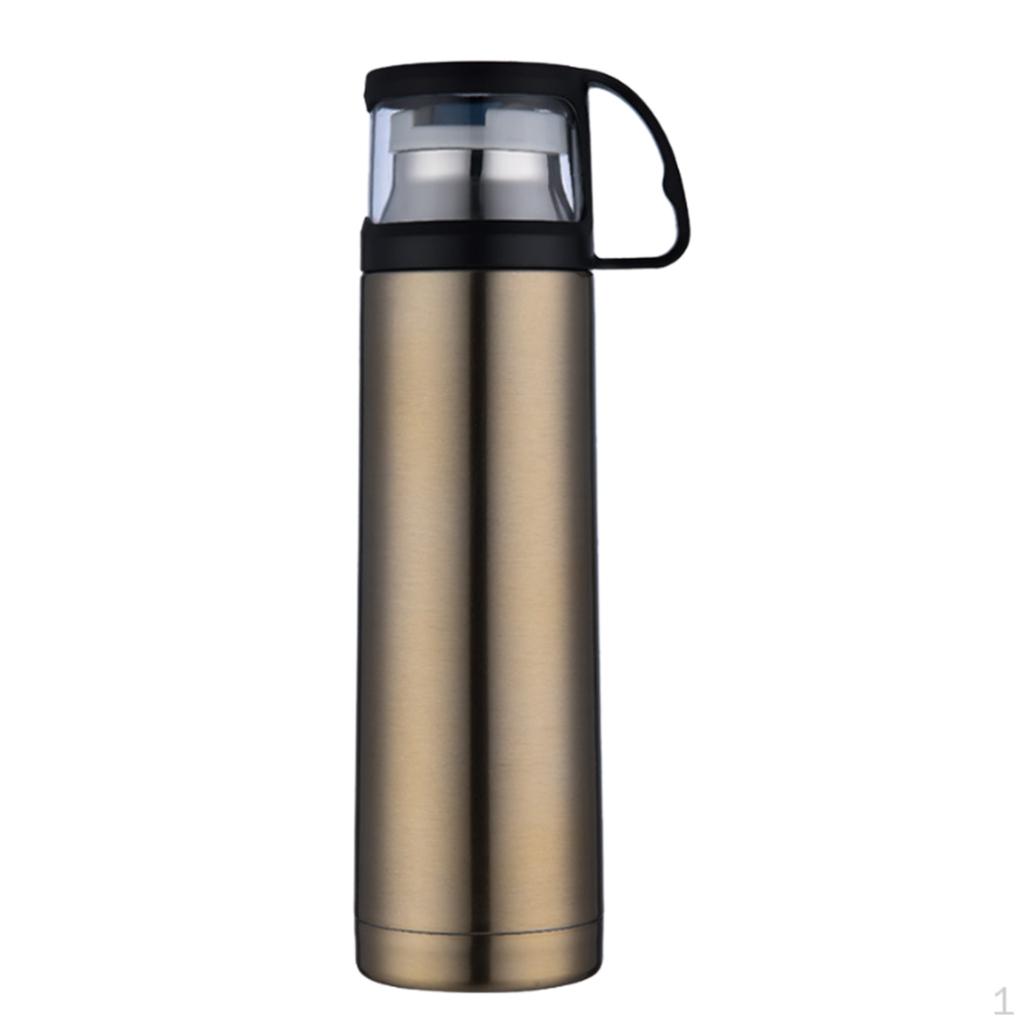 

1 piece Thermal Stainless Steel Vacuum Insulated Bottle Travel Cup Mug 500ml 250mm x 65mm золотий
