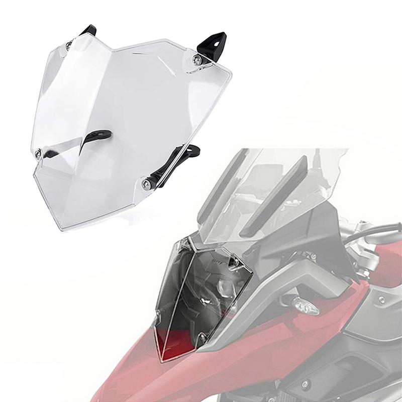 For BMW R1200GS R1250GS ADV LC Clear Motorcycle Headlight Guard Protector Lens Cover Off-Road Riding Protective Shield