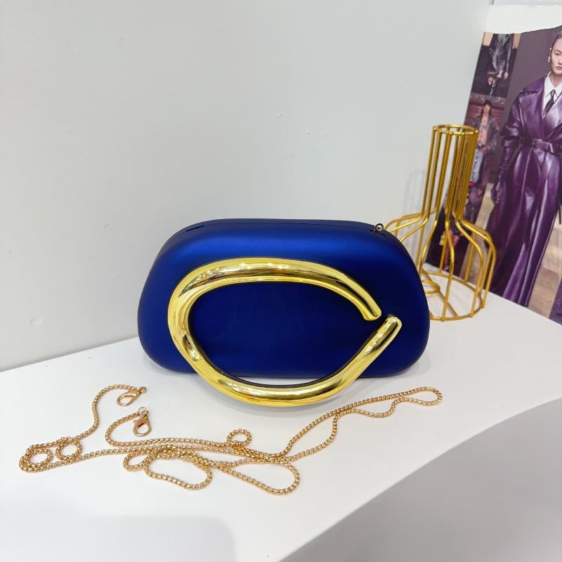Trendy Classic Round Box Clutch Bag Dinner Bag Acrylic Bag Retro Metal Handle Shoulder Crossbody