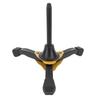 Flute Clarinet Stand Portable Anti Slip Foldable Rugged Oboe Holder Stand for Soprano Saxophone Wind Instruments