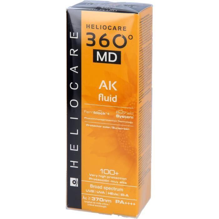 Opalovací gel - HELIOCARE - 360° MD AK Fluid - SPF 100+ - 50 ml - Hypoalergenní
