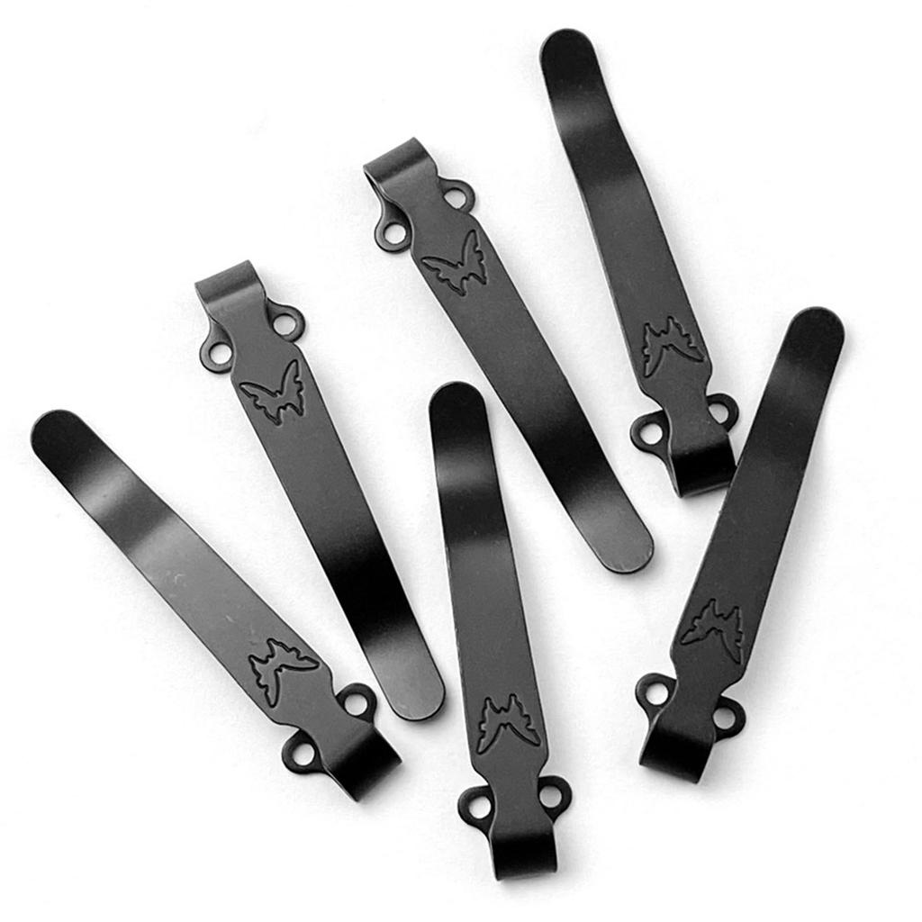 Efficient Stainless Steel Butterfly Back Clip Deep Carry Pocket Back Clamp for Secure Fastening in Various Applications