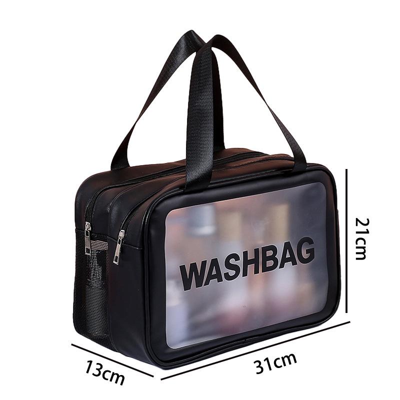Large Capacity Transparent PVC Waterproof Toiletry & Beach Bag