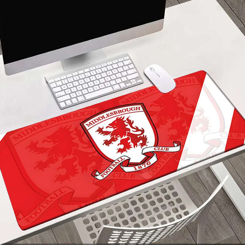 Football Club Middlesbrough Mouse pad Office Desk Mat, Gaming Mouse Pad Mousepad, keyboard pad,Heavy-Duty Non-Slip Rubber Backing, Gift