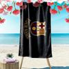 FC Barcelona Print Beach Towel, Large Soft Quick Dry Towel for Beach Camping Swimming