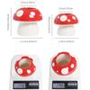 1pc Ceramic Mushroom Pen Holder, Creative Desktop Organizer for Students and Office Use, Perfect for Storing Stationery, Makeup
