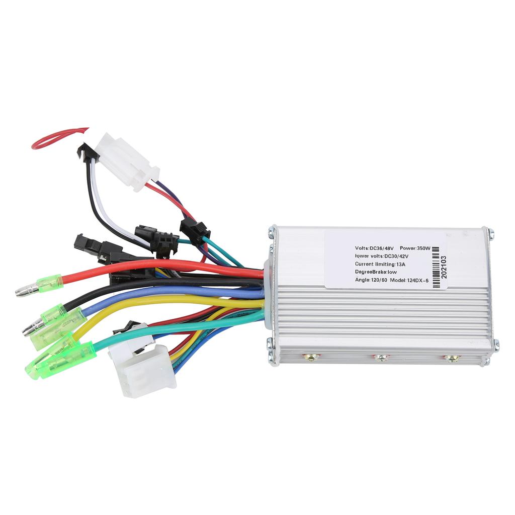 36V/48V 350W Brushless Controller with LCD and 124DX Half Twist Throttle Set for Electric Scooter