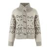 Jnleaog Autumn New Women's Clothing Fashion Style Stylish Fashion Lazy Fancy Jacquard Knitting Outwear