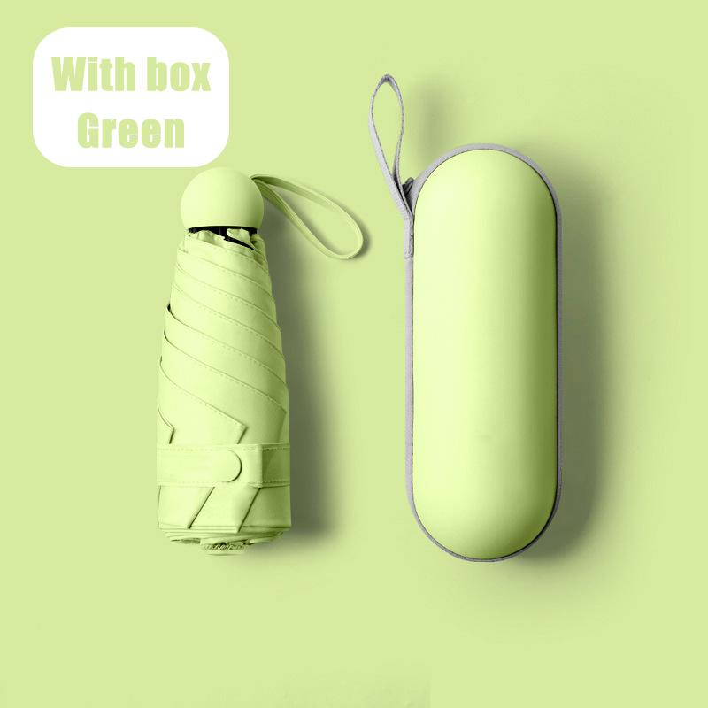 

Маленький и удобный зонт от солнца с 6 косточками и черным клеем из алюминиевого сплава, ветрозащитный зонт с солнцезащитным индексом UPF50+