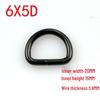 3.8mm Thick D-Ring Buckle Hardware for Bag Straps and Side Hooks