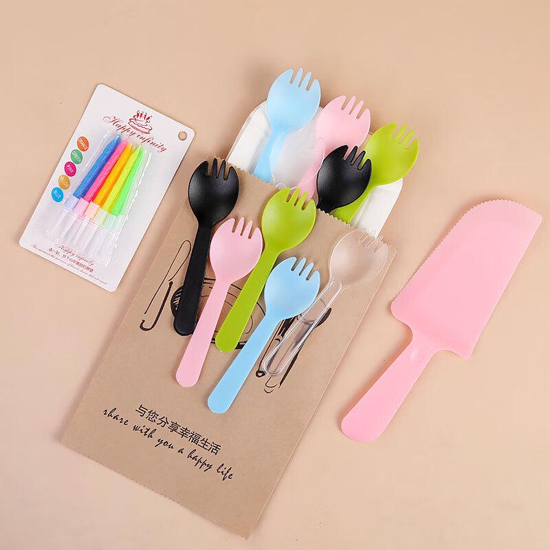 Fanshun Disposable Dessert Tableware Set