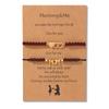 JYL TS Bracelet Mother-Daughter  2-Piece Heart Braided Strengthens Bond & Family Luck