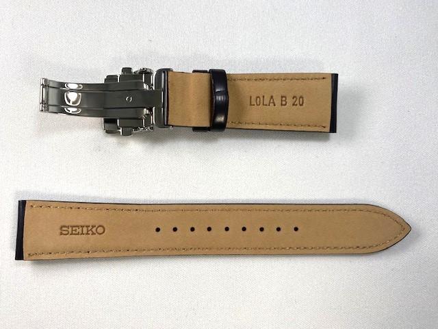 L0LA012J0 SEIKO Presage 20mm Leather Strap with for and others Buckle, Horsehide, Brown, SARW057/ 6R27-00R0