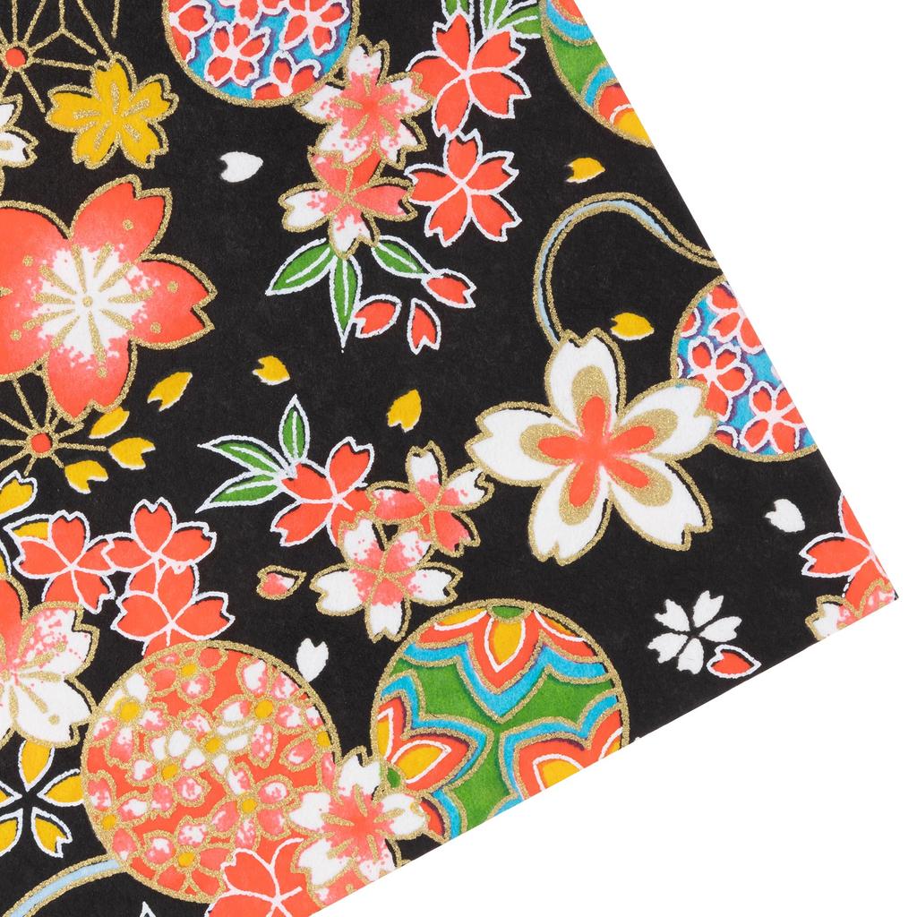Kawasumi Washi Special Selection Cherry Blossom Pattern Kyoto Yuzen Washi Yen 8 X Various Cherry Blossom Pack of 6 10,000 Envelopes, 16.5cm, Patterns,