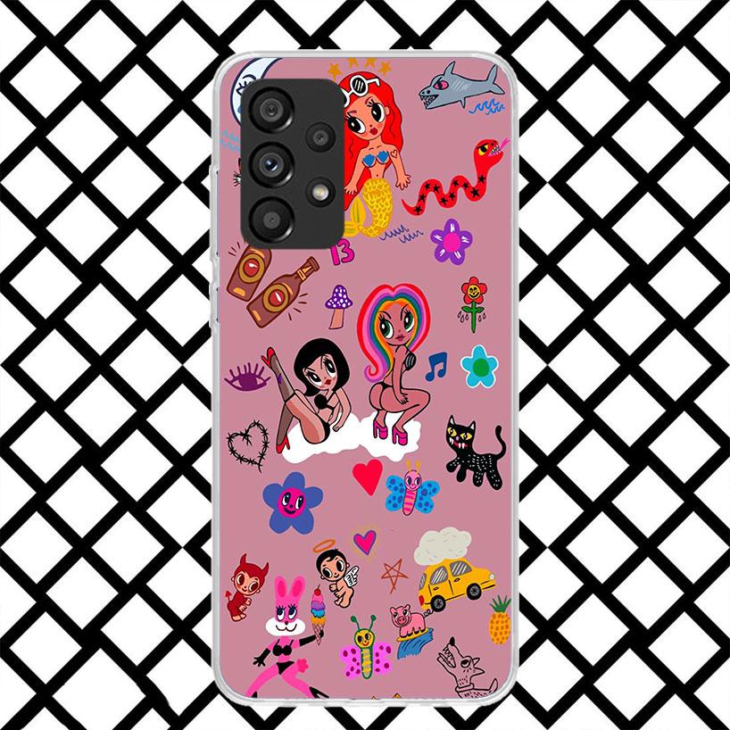 Karolg M-Manana Sera B-Bonito Phone Case for Samsung Galaxy A52 A42 A32 A22 A12 A51 A50S A41 A31 A21S A10S A71 A70 A40 A30S A20E