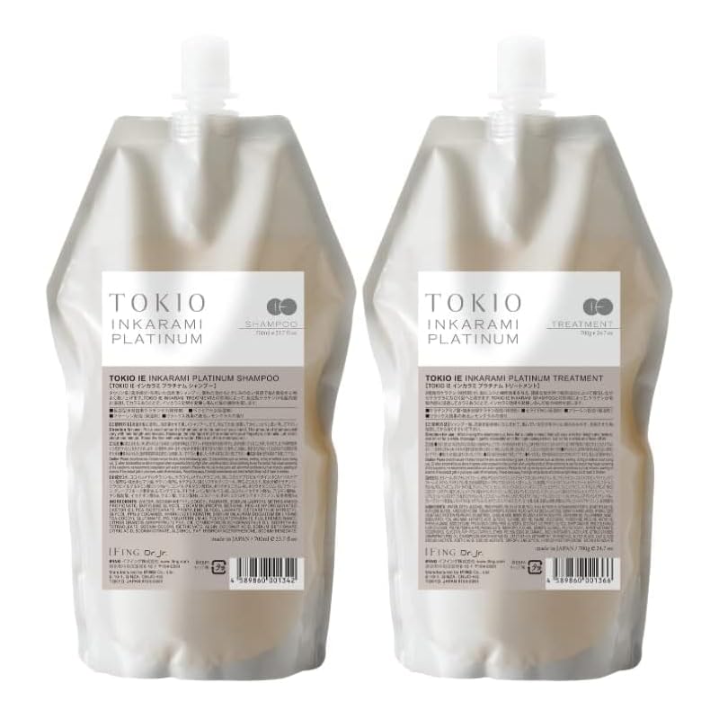 TOKIO IE Inkarami Platinum Shampoo 700ml  Treatment 700g Set