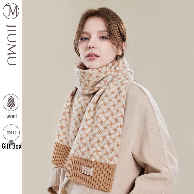JIUMU Women's Autumn/Winter Wool Scarf WY131